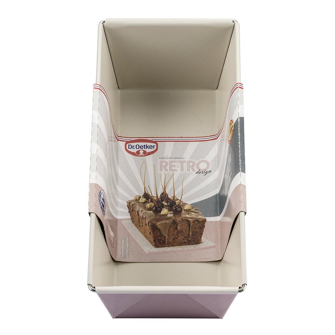 Dr. Oetker "Retro" Loaf Tin, Rose/Crème, 25X11.5X7 Cm - Whole and All