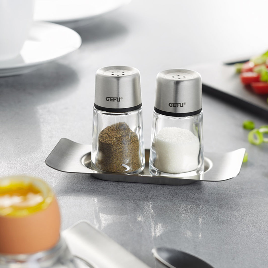 GEFU Salt And Pepper Shaker Set Brunch - Whole and All