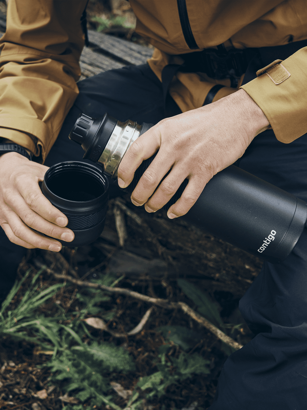 Contigo Thermalock- Thermal Bottle Matte Black 740ml