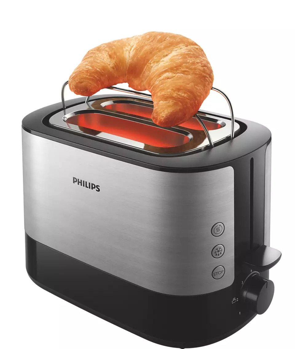 Philips Viva Collection 2 Slots Toaster (Black)