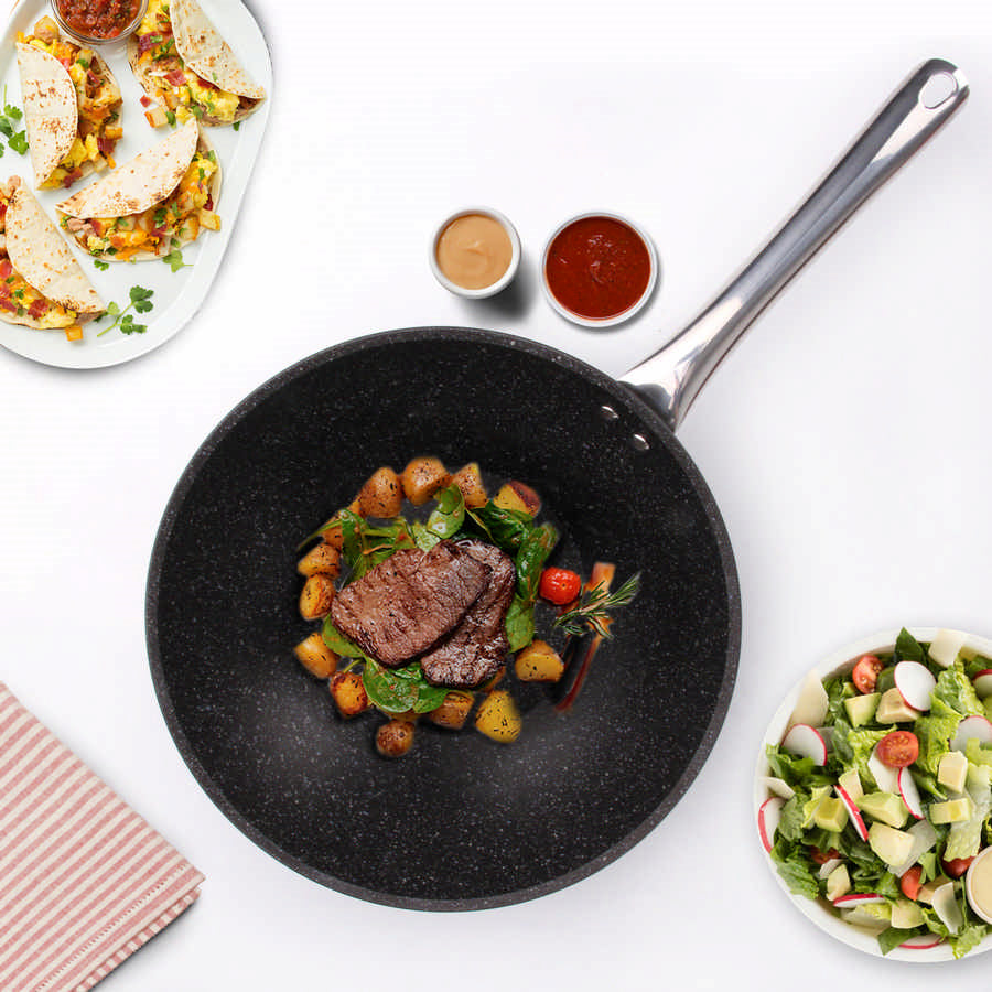 Falez Black Line Wok Pan