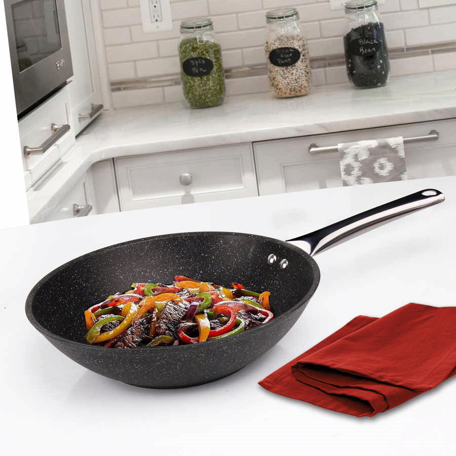 Falez Black Line Wok Pan