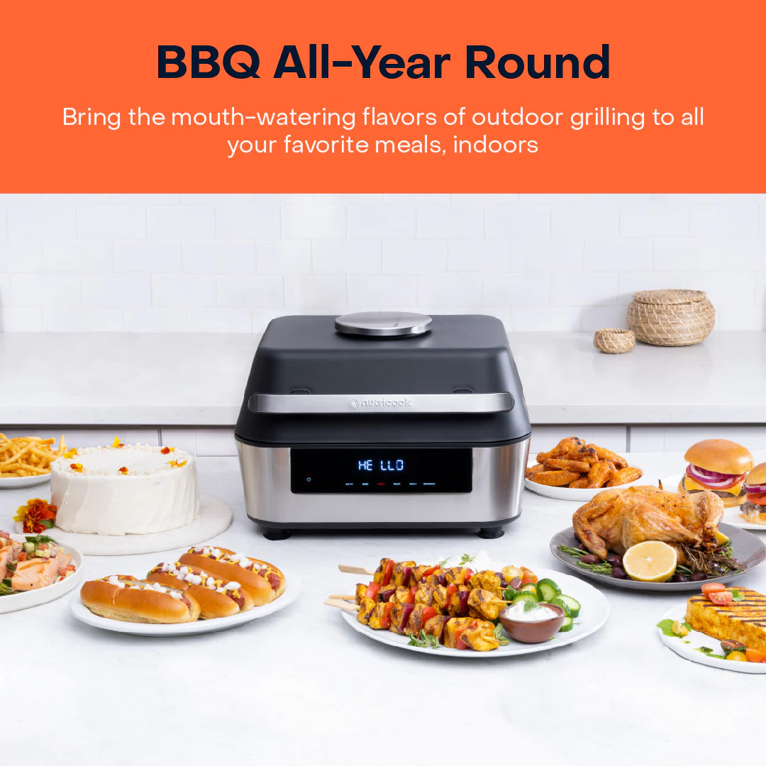 Smart Indoor Grill & Air Fryer XL 8.5L