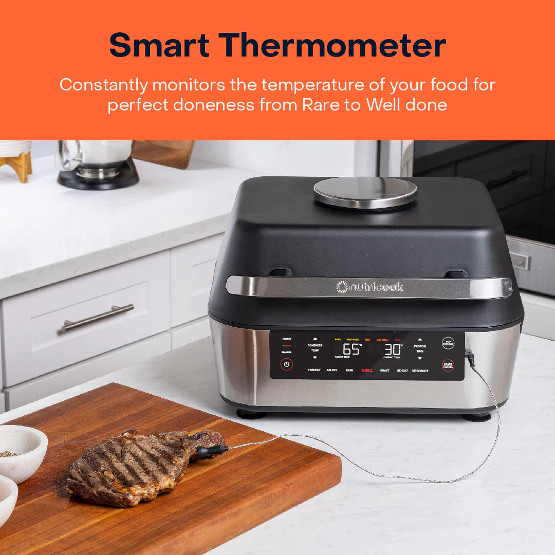 Smart Indoor Grill & Air Fryer XL 8.5L