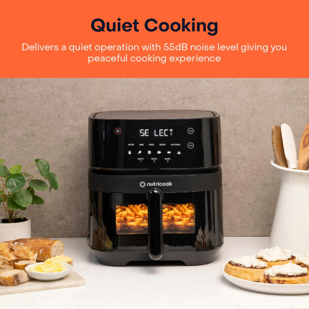 Nutricook Air Fryer 3 Vision, 1700 Watts, Digital Control Panel Display