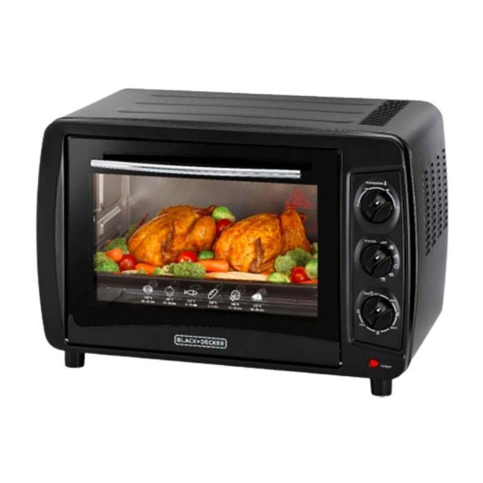 Black+Decker Double Glass Multifunction Toaster Oven with Rotisserie for Toasting - Whole and All