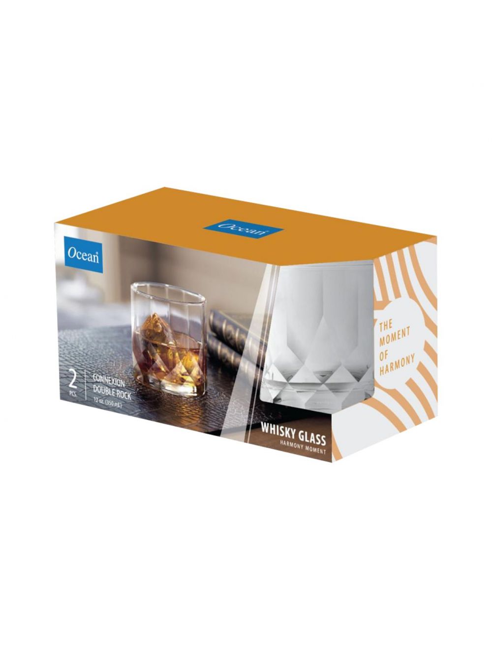 Ocean Connexion Double Rock, 350 ml (Set Of 2)