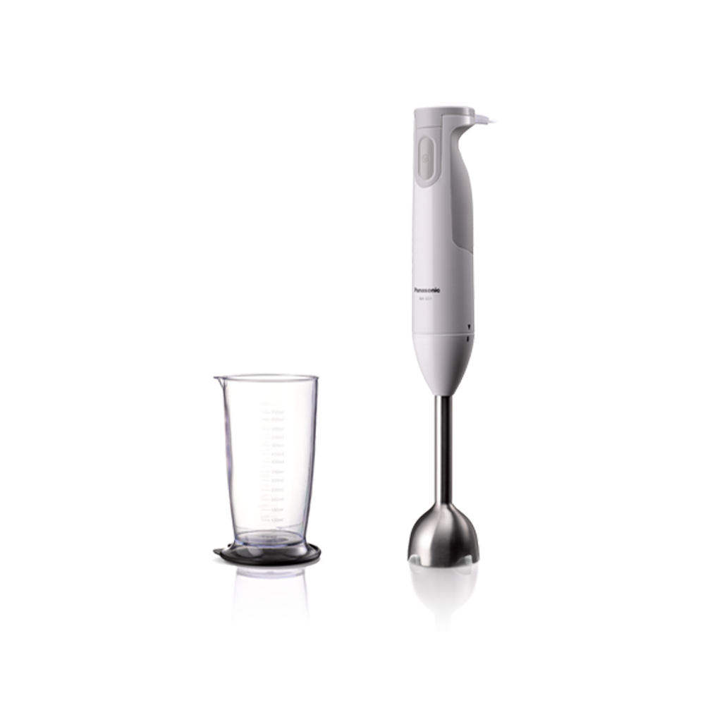 Panasonic MX-GS1WTZ Hand Blender, 4-Blades, 1-Att, 600W (White)