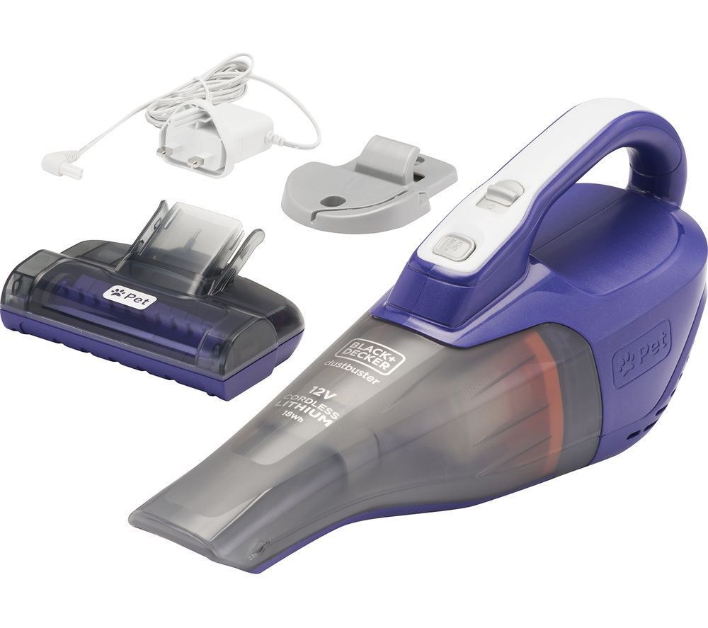 Black Decker Pet Dustbuster Handheld Vacuum Cleaner 12V