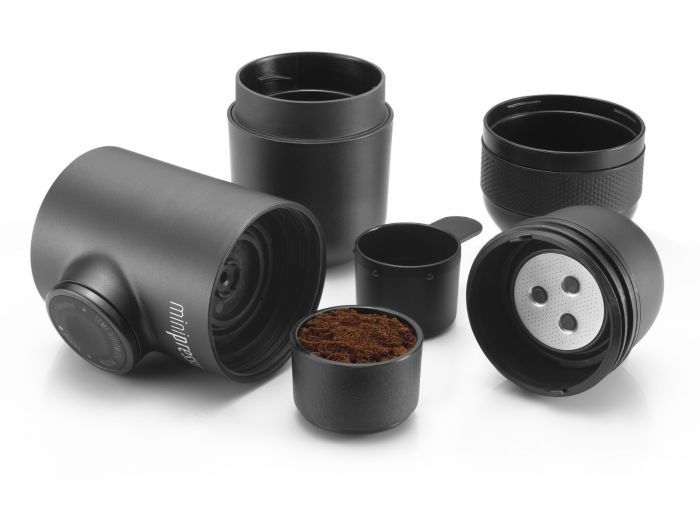 Wacaco Minipresso GR - قهوة مطحونة ، 70 مل (أسود)