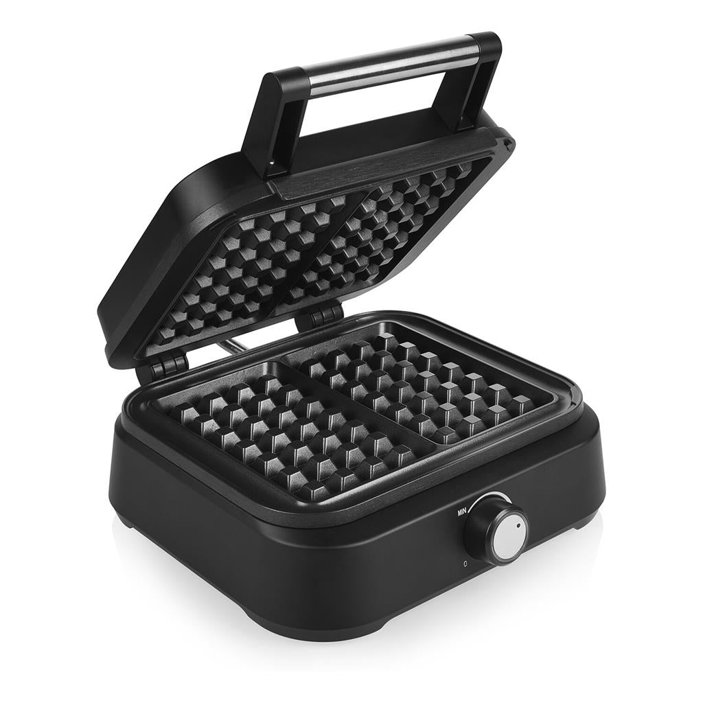 Princess Waffle Maker Non-Stick Coating, Indicator Light, Overheat Protection Black