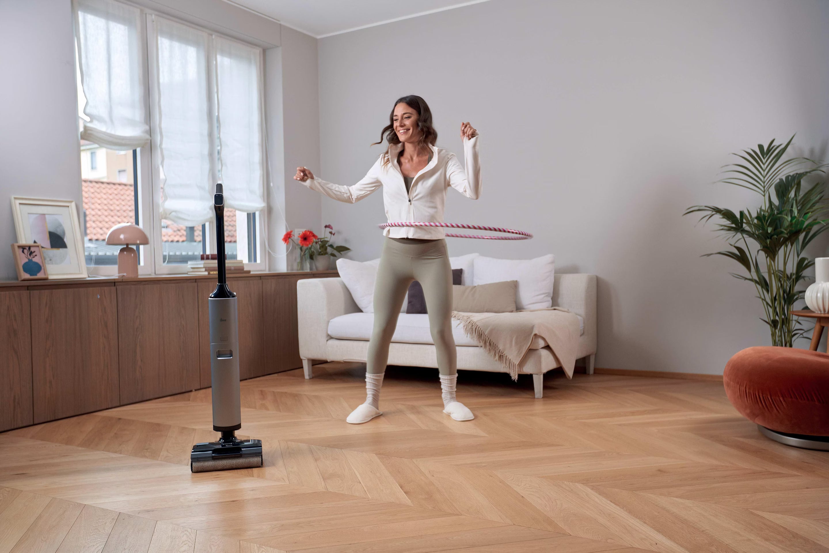Hoover Hw600 011 Stick Vacuum Battery Dry&Wet Bagless 220 W Black