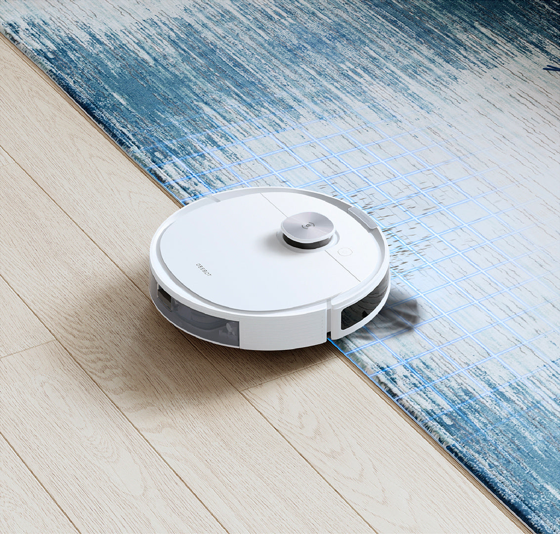 Ecovacs Deebot N10+ Plus Robot Vacuum Cleaner And Mop - White,3800pa