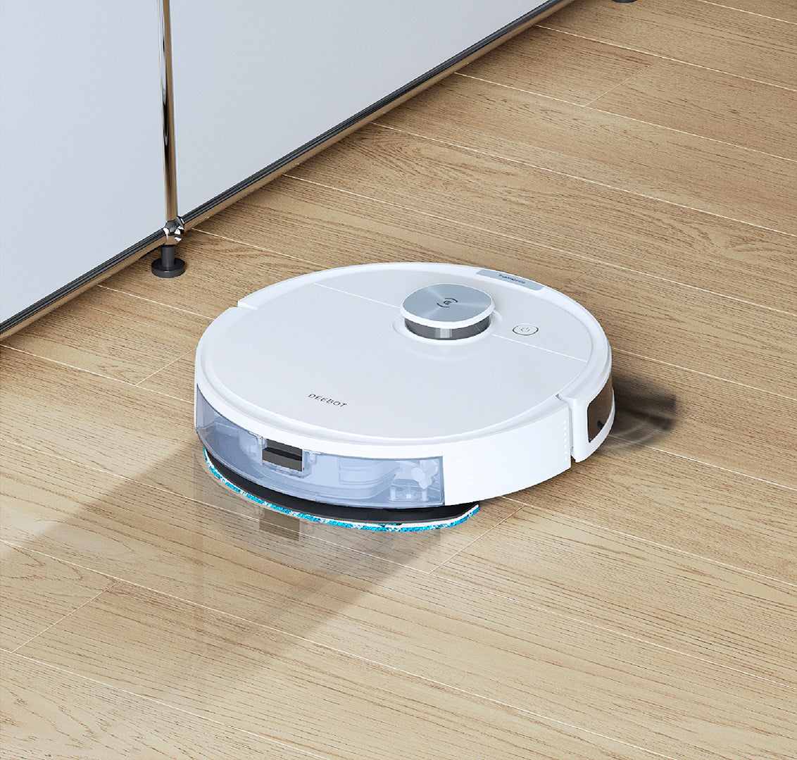 Ecovacs Deebot N10+ Plus Robot Vacuum Cleaner And Mop - White,3800pa