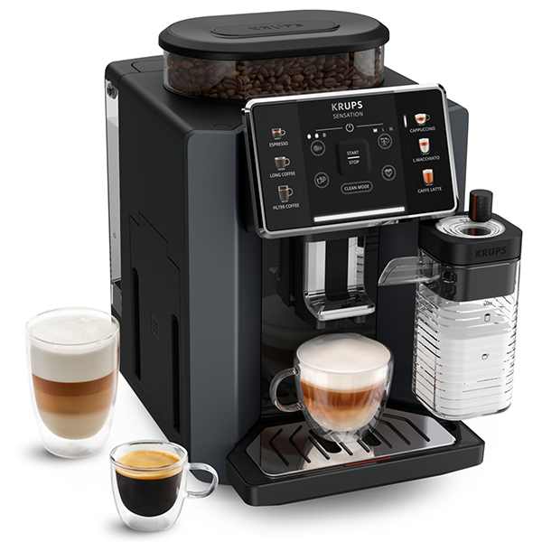 Krups Sensation Milk EA912B10 Super-Automatic Coffee Machine
