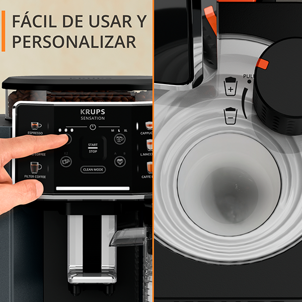 Krups Sensation Milk EA912B10 Super-Automatic Coffee Machine