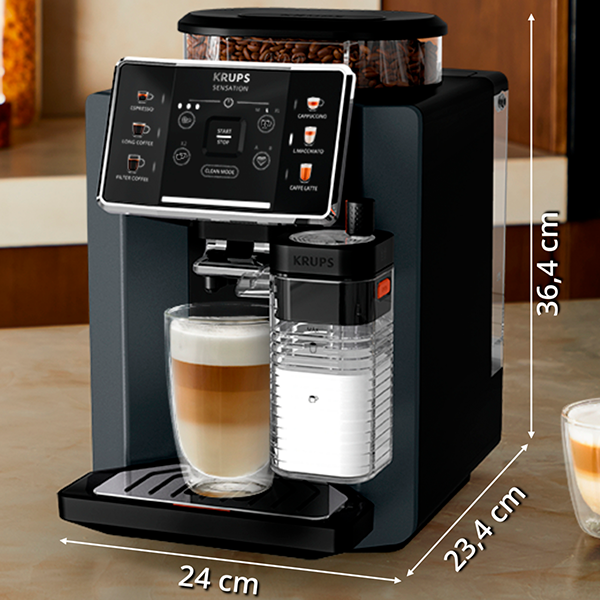 Krups Sensation Milk EA912B10 Super-Automatic Coffee Machine