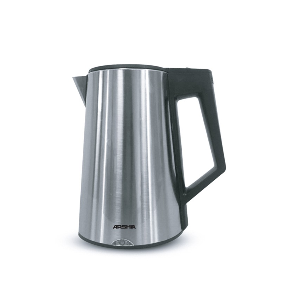 Arshia Electric Kettle Stainless Steel Silver, 1.7 L, 2150 W