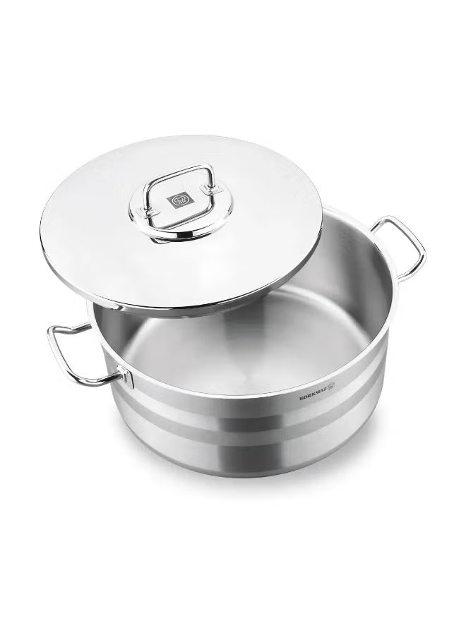 Korkmaz Astra2 Casserole 40x25 31 L Induction Pot for Cooking