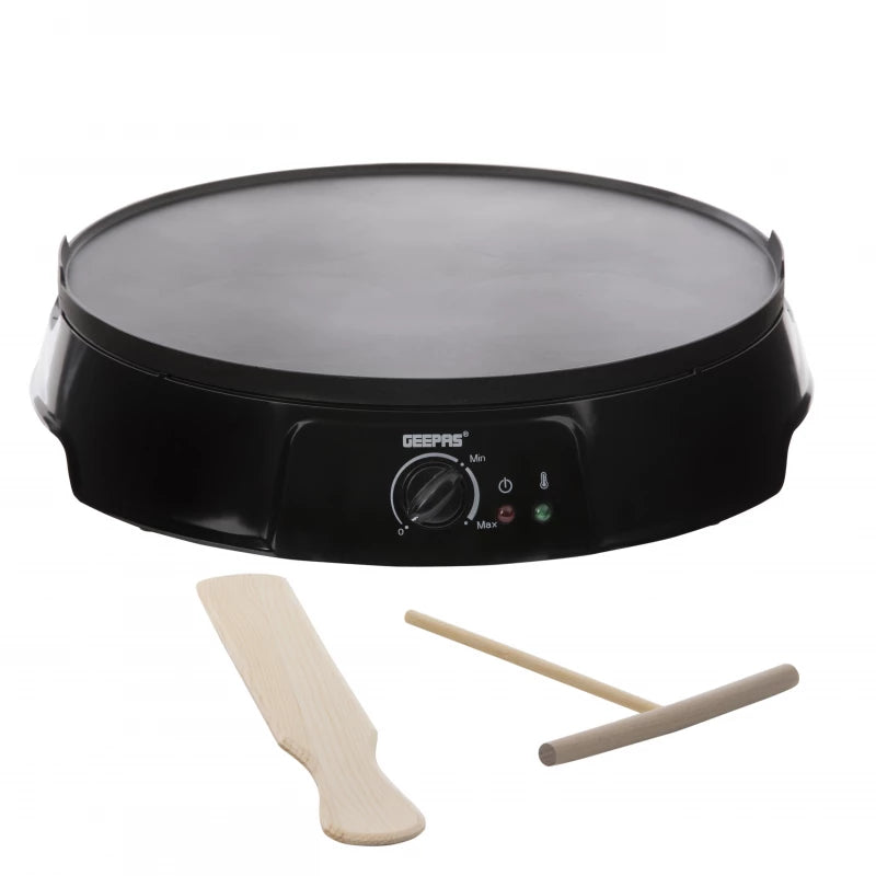 Geepas Crepe Maker , 1200 Watt Geepas Crepe Maker , 1200 Watt