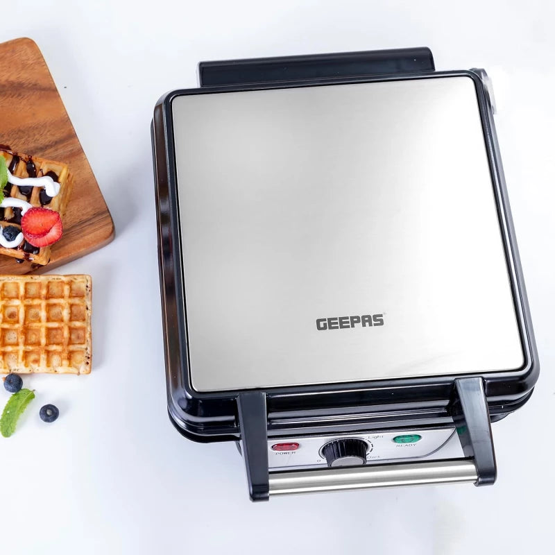 GEEPAS 4 Slice Waffle Maker GWM5417