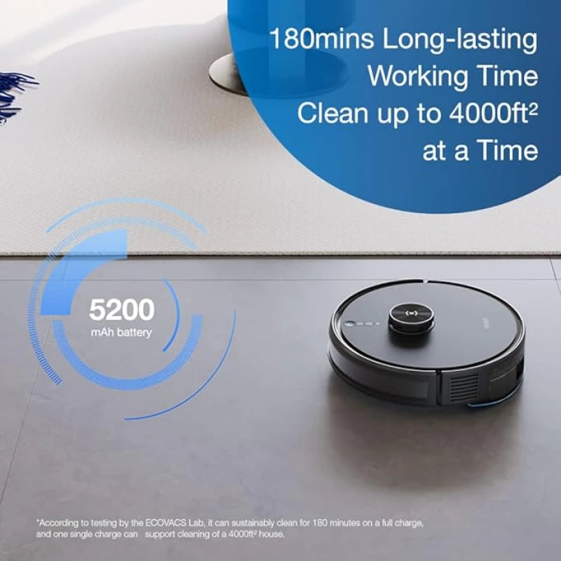 ECOVACS Deebot DLX34 Robot Vacuum Cleaner 6500 Pa DLX34 ECOVACS Deebot DLX34 Robot Vacuum Cleaner 6500 Pa DLX34