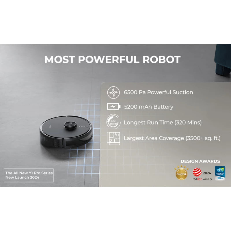 ECOVACS Deebot DLX34 Robot Vacuum Cleaner 6500 Pa DLX34 ECOVACS Deebot DLX34 Robot Vacuum Cleaner 6500 Pa DLX34