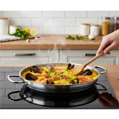 Korkmaz Proline Omelette Double Handle Frying Pan 18 Cm