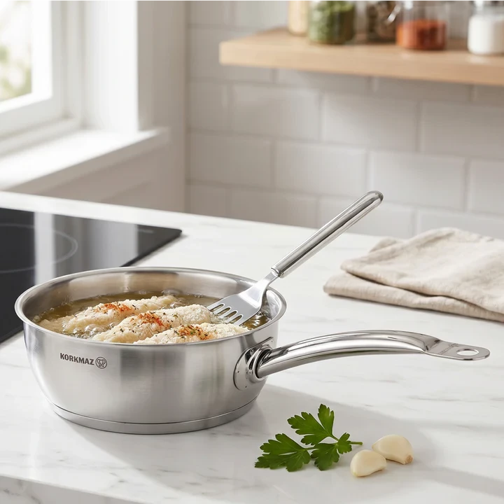 Korkmaz Stainless Steel Proline Saucepan 20 CM