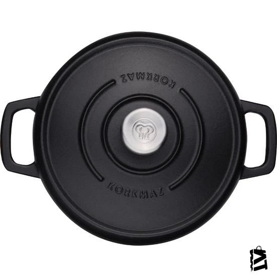 Korkmaz Casta Grill Low Casserole 26x7cm Black