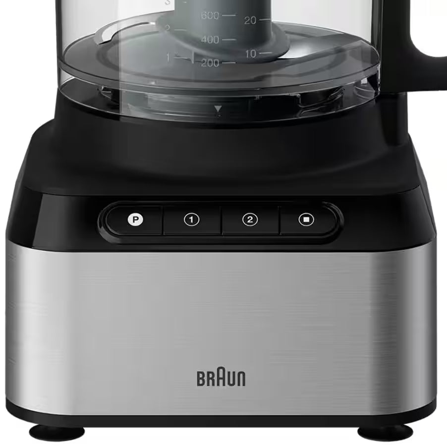 Braun PurEase Food Processor FP3233SI | 800W | 2.1L Bowl | Black