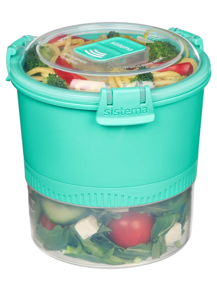 Sistema 965ml Lunch Stack To Go Round (New)