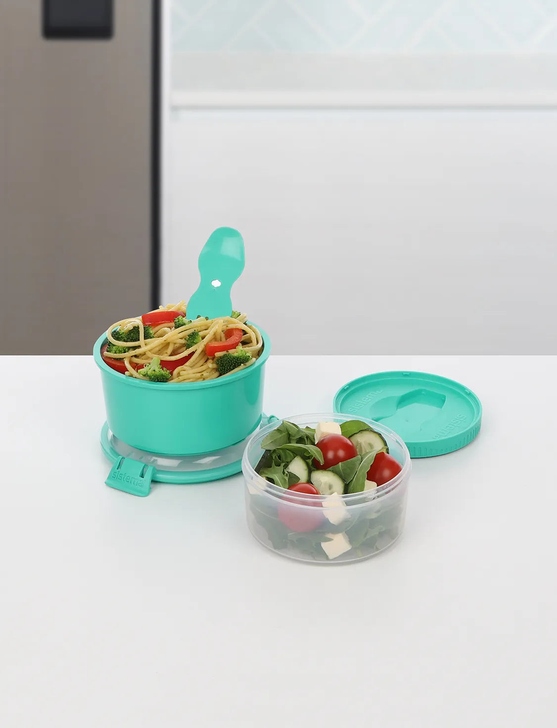 Sistema 965ml Lunch Stack To Go Round (New)