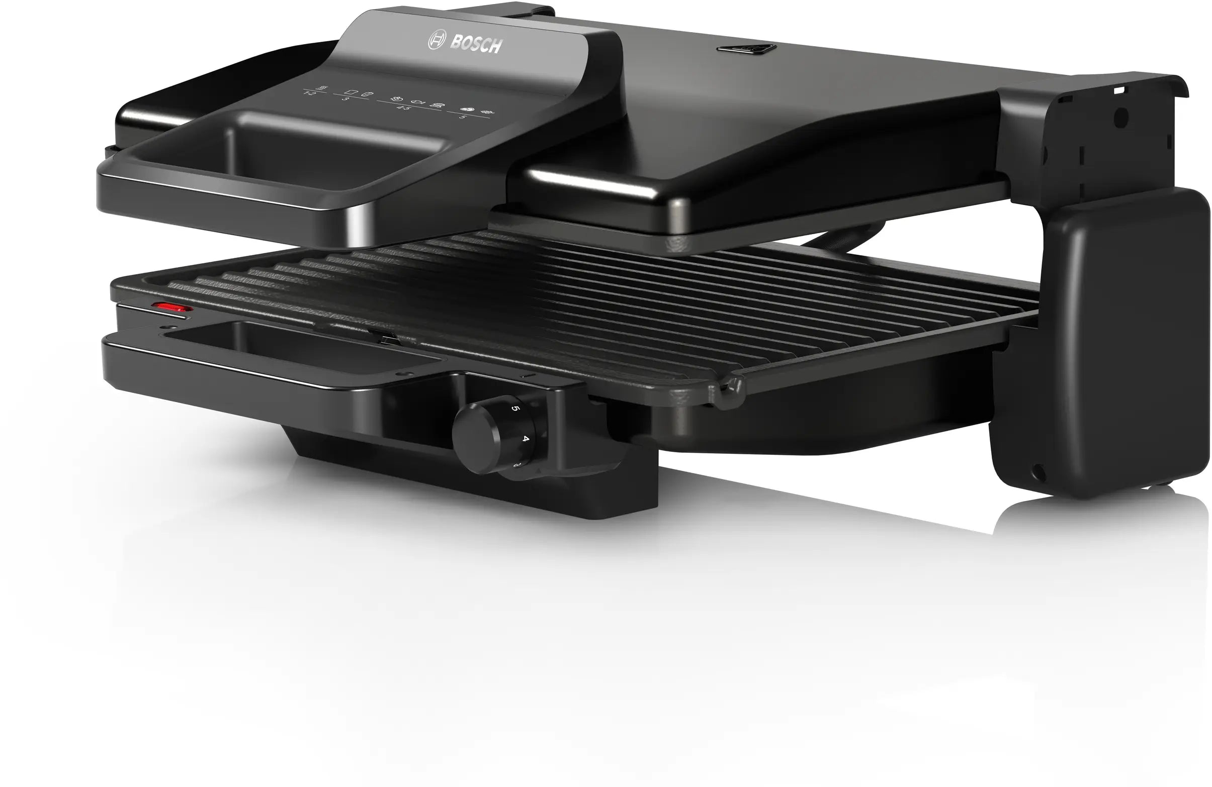 Bosch Contact Grill 2000w Black With 3 Grilling Positions