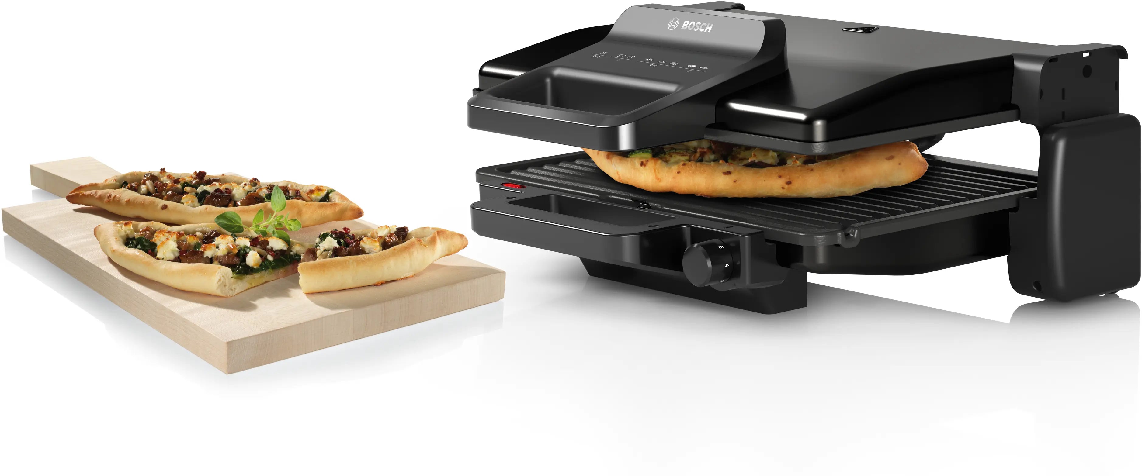 Bosch Contact Grill 2000w Black With 3 Grilling Positions