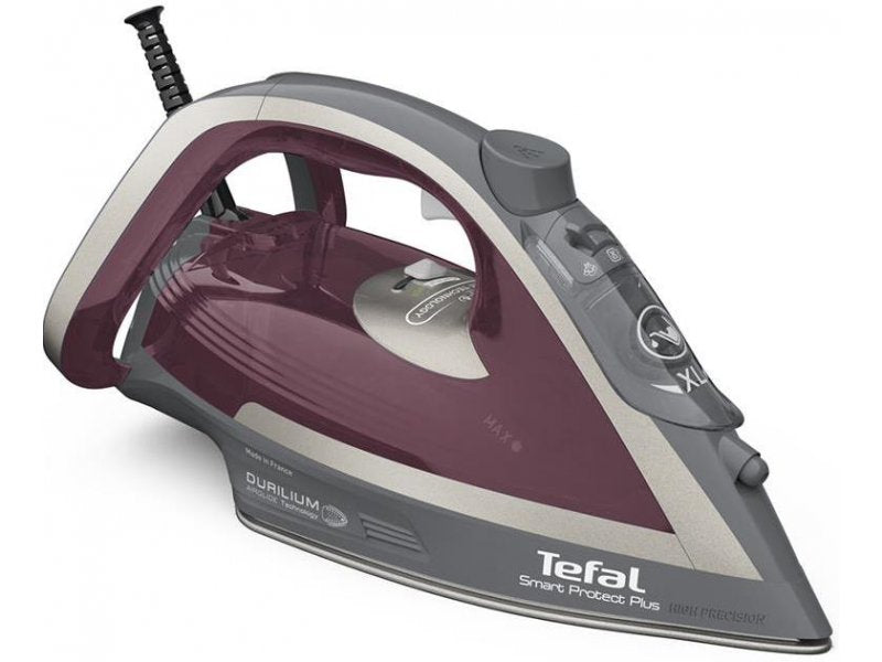 Tefal Steam Iron, 2800W, Water Tank Red/Grey
                Tefal Steam Iron, 2800W, Water Tank Red/Grey