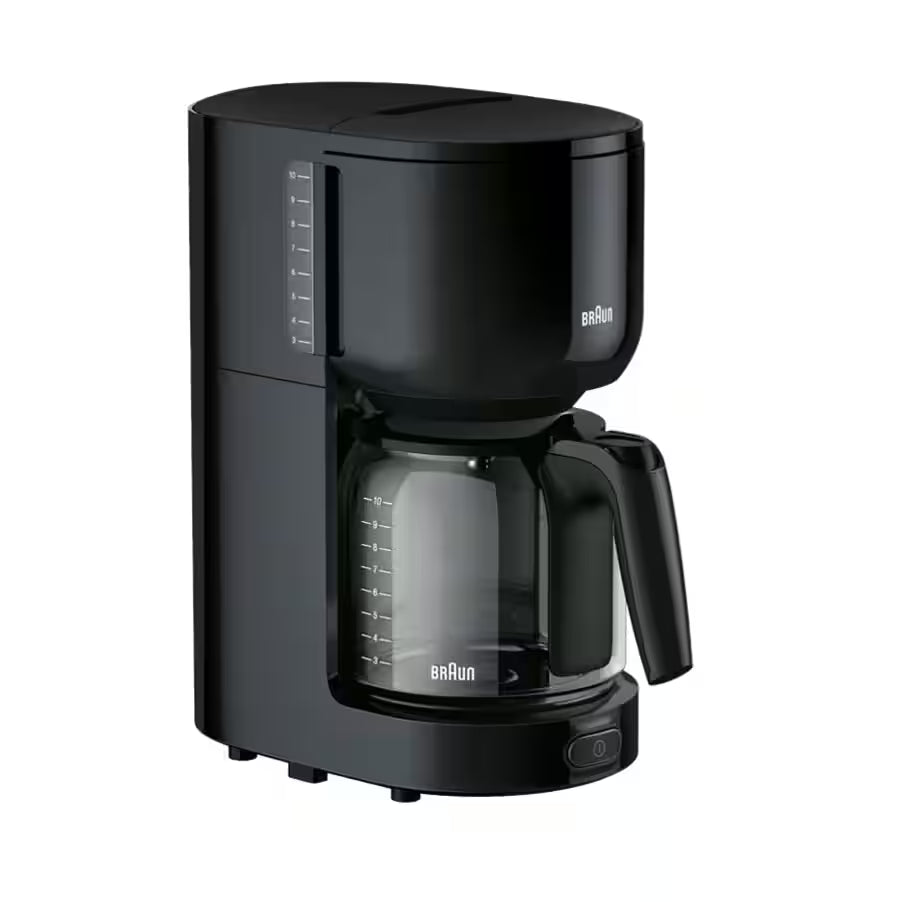 Braun PurEase Coffee Maker 1000 W, 10 cups, Black,