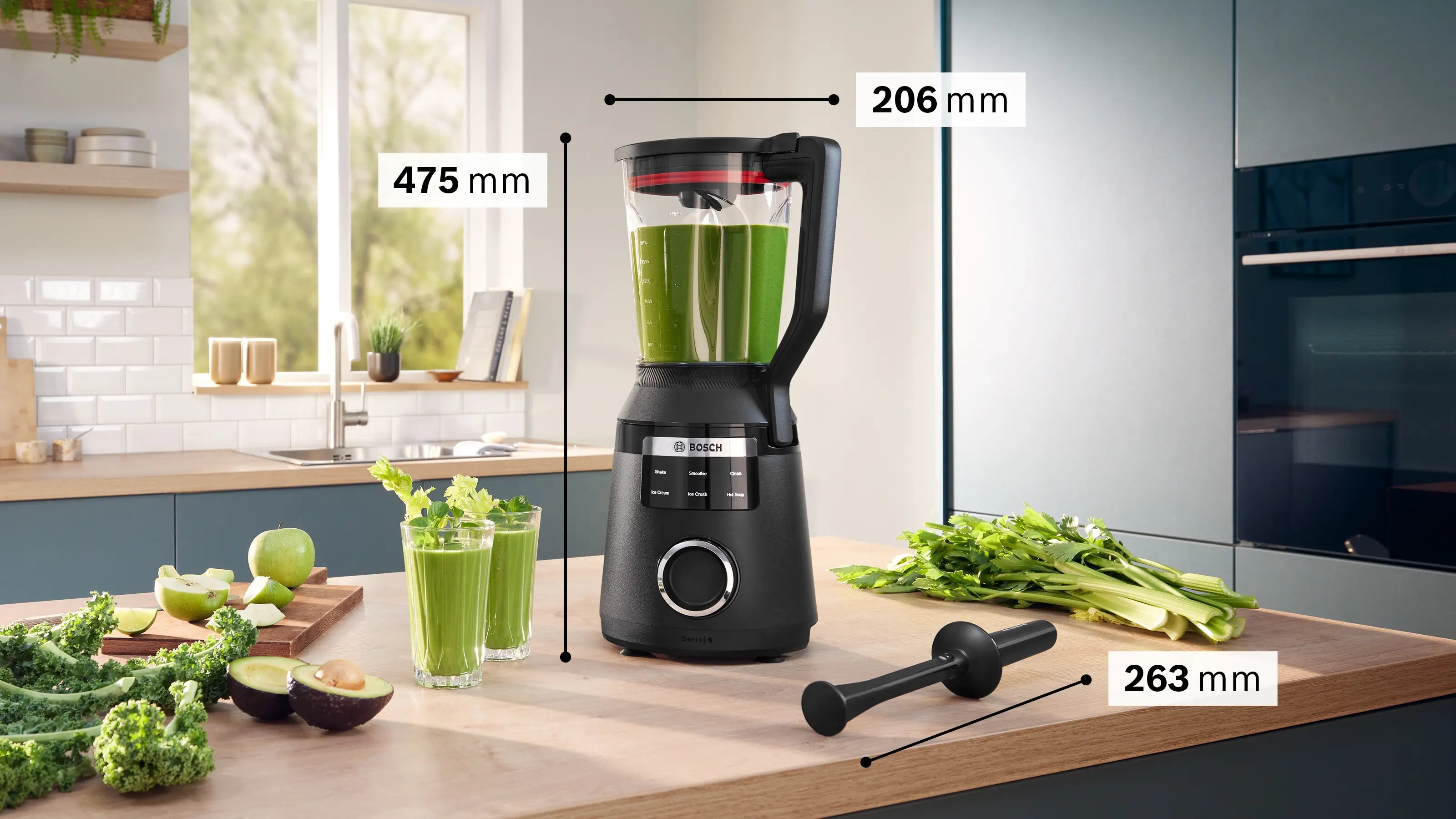 Bosch Blender 1800w Serie 6 Black