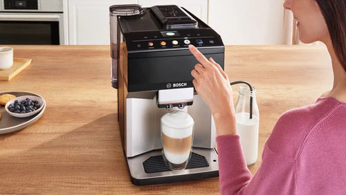 Bosch TPE40307 Fully Auto Espresso-Coffee Machine Series 4 1500w Inox Silver Metallic