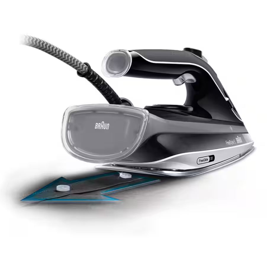 Braun FreeStyle 5 SI5188BK | FreeGlide 3D Steam Iron | 2800W | Black