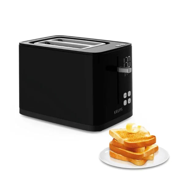 KRUPS KH641810 Toaster Two-Slice Grid KRUPS KH641810 Toaster Two-Slice Grid