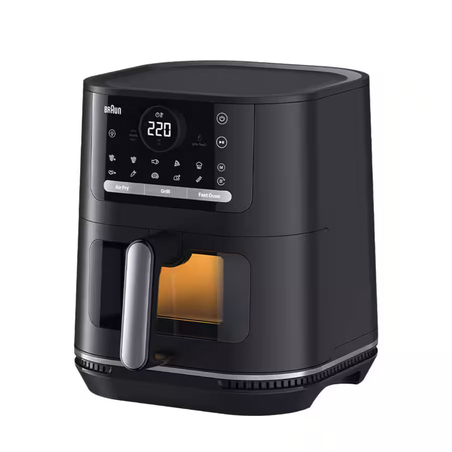 Braun Air Fryer 6 L, 2000 W, Digital touch screen, Black Braun Air Fryer 6 L, 2000 W, Digital touch screen, Black