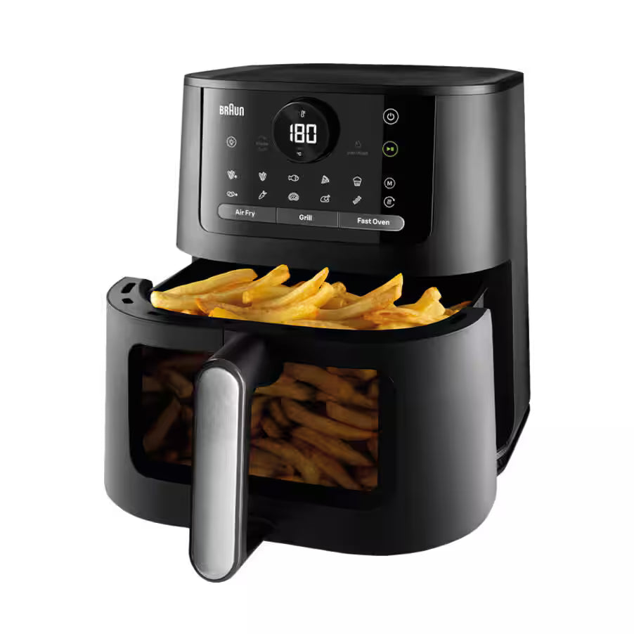 Braun Air Fryer 6 L, 2000 W, Digital touch screen, Black Braun Air Fryer 6 L, 2000 W, Digital touch screen, Black