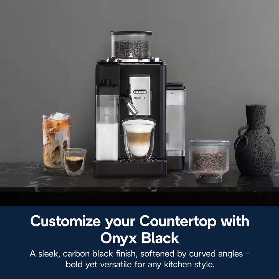 De'Longhi Rivelia EXAM440.55.B | Fully Automatic Espresso Maker | Onyx Black