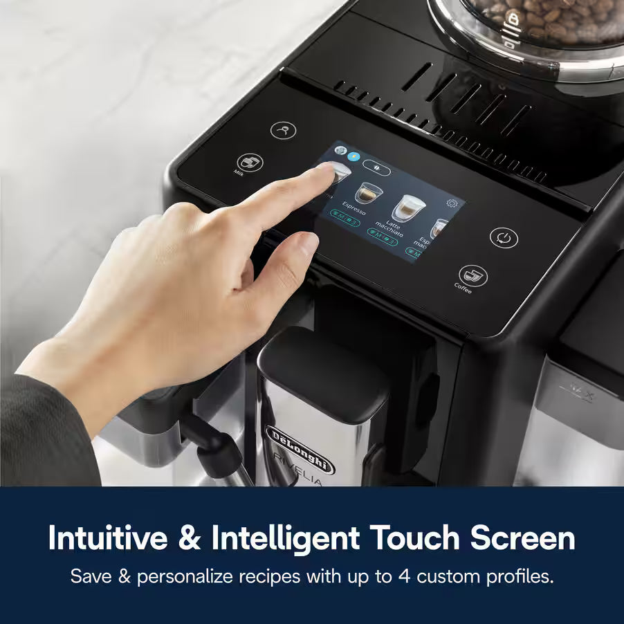 De'Longhi Rivelia EXAM440.55.B | Fully Automatic Espresso Maker | Onyx Black