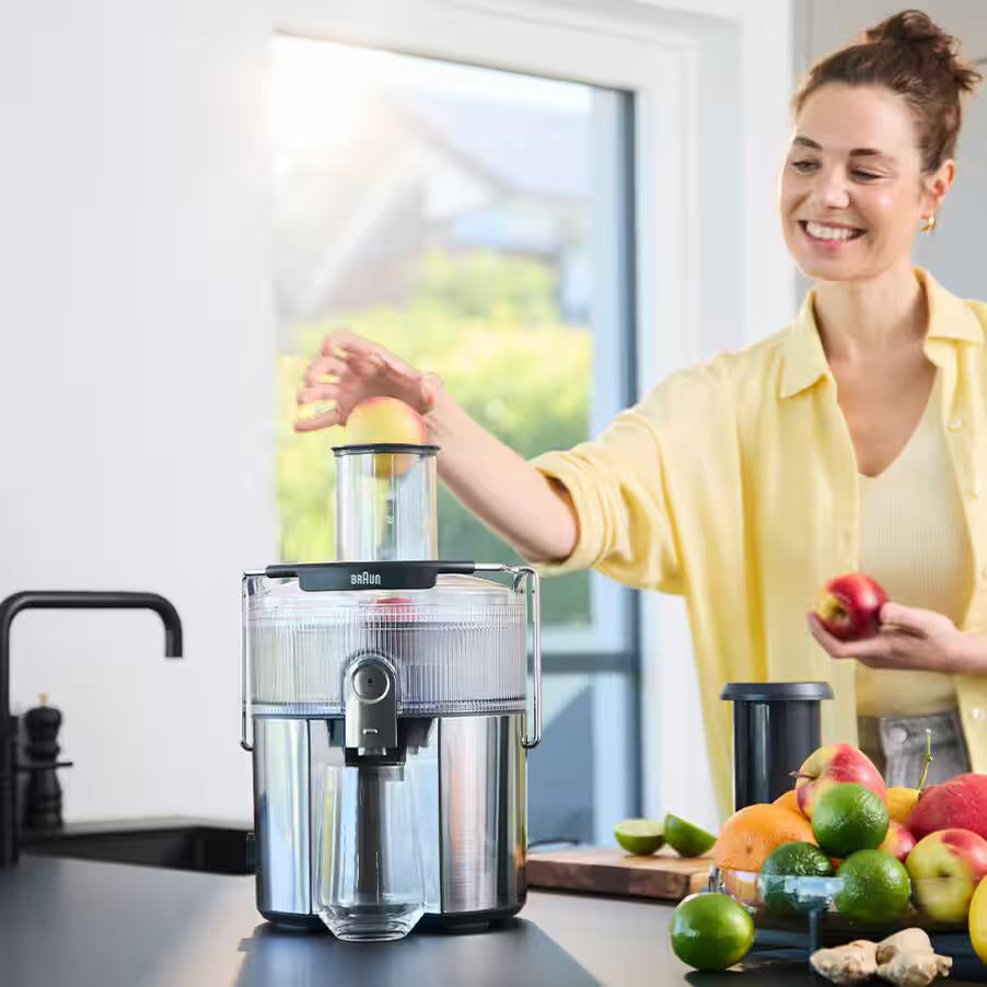 Braun Spin juicer 1000 ?W, 2 L Pulp container, 2 Speed Settings, Grey Braun Spin juicer 1000 ?W, 2 L Pulp container, 2 Speed Settings, Grey
