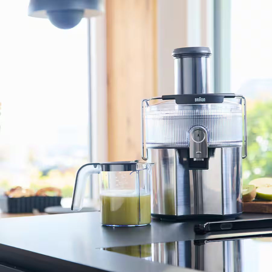 Braun Spin juicer 1000 ?W, 2 L Pulp container, 2 Speed Settings, Grey Braun Spin juicer 1000 ?W, 2 L Pulp container, 2 Speed Settings, Grey