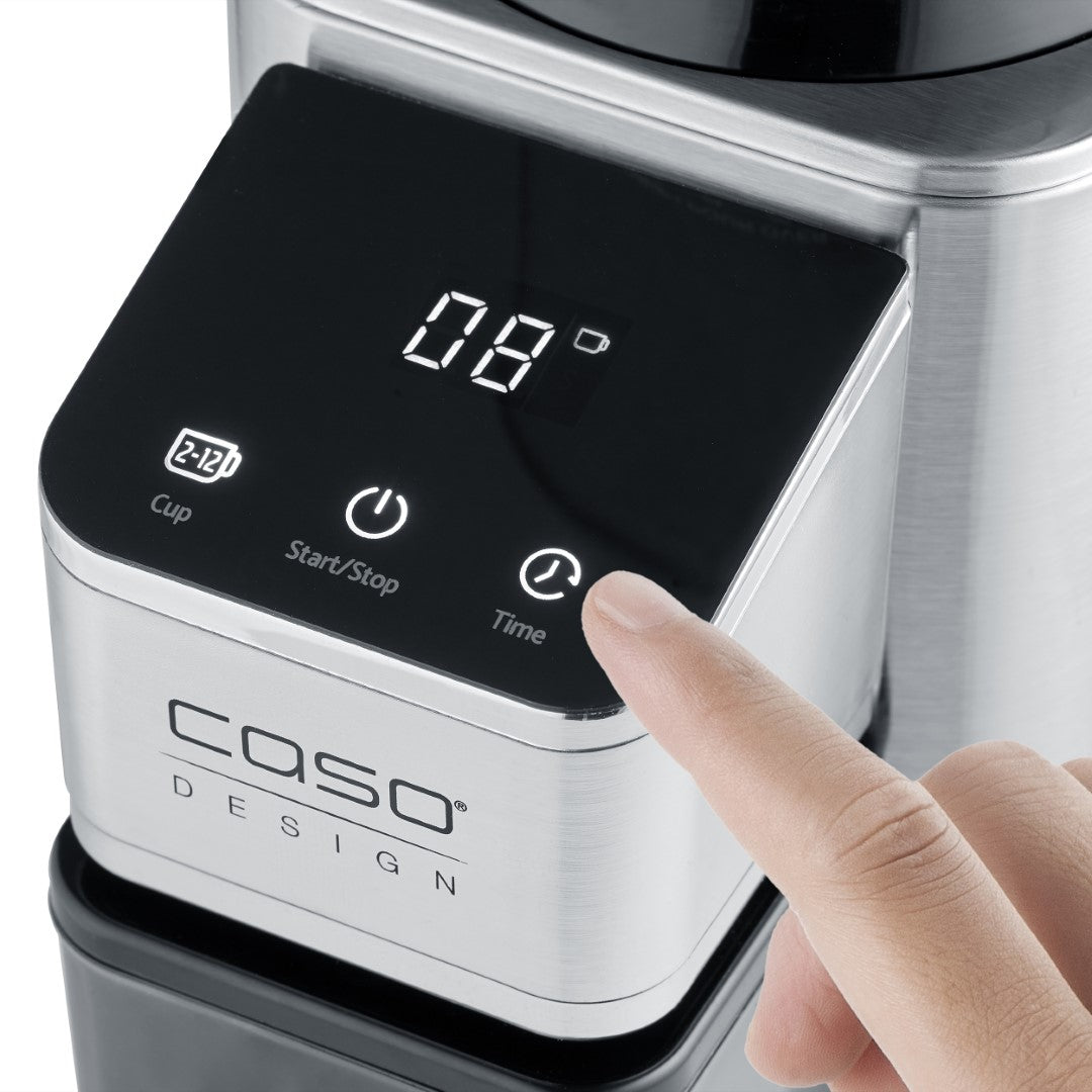 Caso Baristachef Electric Coffee Grinder With Digital Screen, 150W