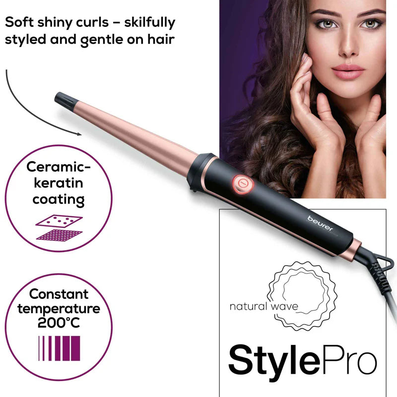 Beurer HT 53 Ceramic Keratin Hair Curling Iron for Perfect Curls Beurer HT 53 Ceramic Keratin Hair Curling Iron for Perfect Curls
