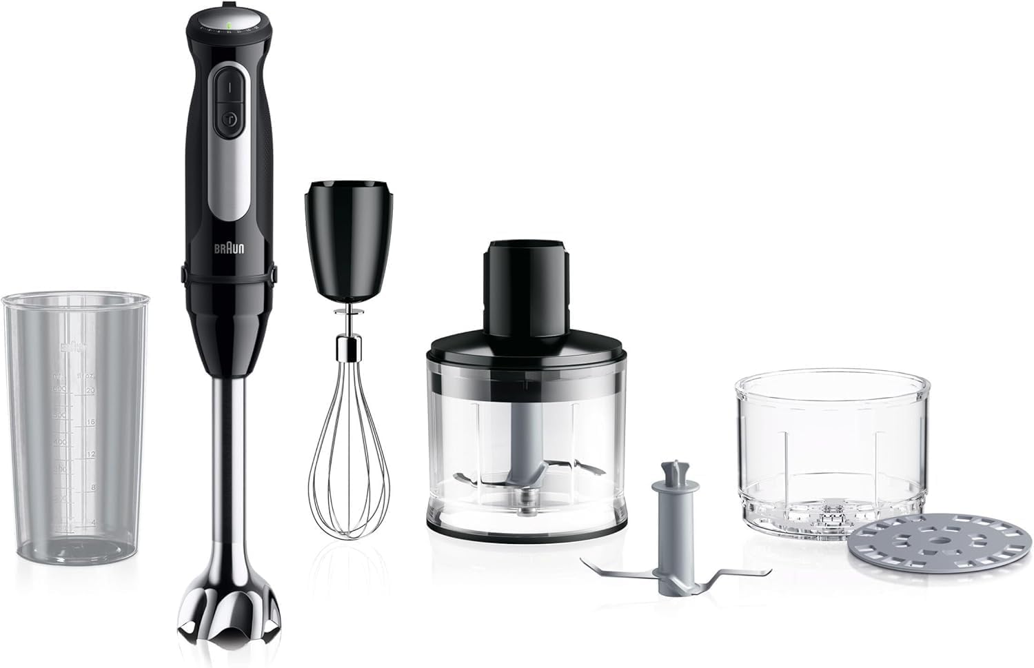 Braun Mq55254m Multiquick 5 Pro Hand Blender Set, Black